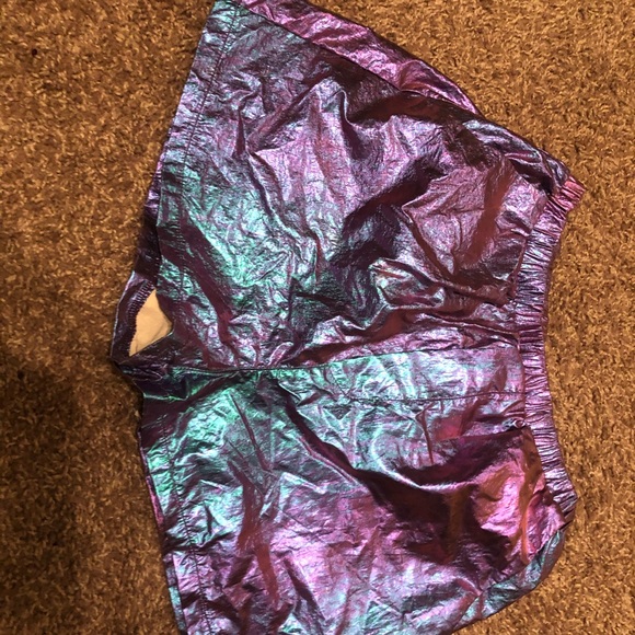 Metallic crop jacket w/ short set - Picture 3 of 3